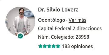 Dr. Silvio Lovera en Doctoralia - 181 opiniones - 5 estrellas